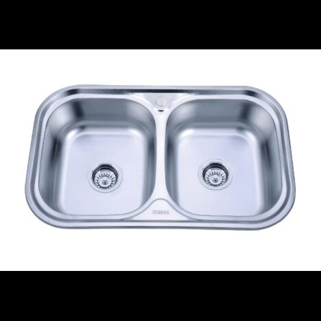 Chiuveta Freddo SN9031, pentru blat 78x48 cm, 2 cuve, anticalcar, Inox